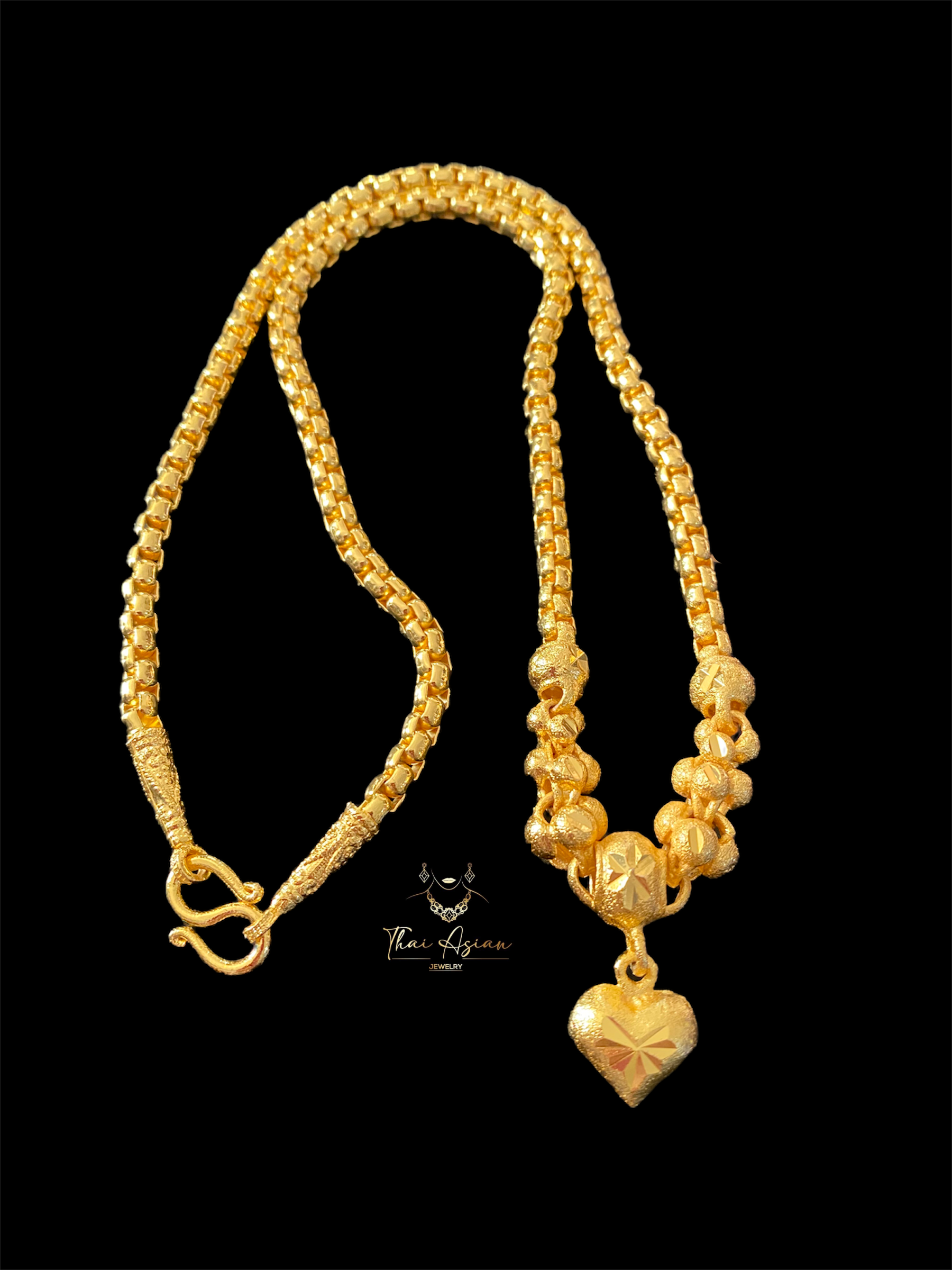 Asian 24k gold necklace online